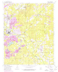 Bryant Arkansas Historical topographic map, 1:24000 scale, 7.5 X 7.5 Minute, Year 1954