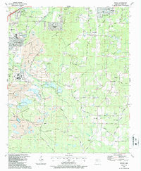 Bryant Arkansas Historical topographic map, 1:24000 scale, 7.5 X 7.5 Minute, Year 1987