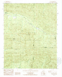 Buck Knob Arkansas Historical topographic map, 1:24000 scale, 7.5 X 7.5 Minute, Year 1985