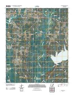 Buckner Arkansas Historical topographic map, 1:24000 scale, 7.5 X 7.5 Minute, Year 2011