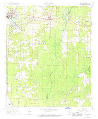 Buckner Arkansas Historical topographic map, 1:24000 scale, 7.5 X 7.5 Minute, Year 1968