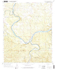 Buffalo City Arkansas Historical topographic map, 1:24000 scale, 7.5 X 7.5 Minute, Year 1966
