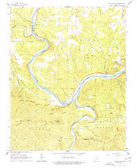 Buffalo City Arkansas Historical topographic map, 1:24000 scale, 7.5 X 7.5 Minute, Year 1966