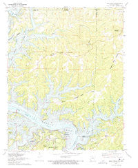 Bull Shoals Arkansas Historical topographic map, 1:24000 scale, 7.5 X 7.5 Minute, Year 1972