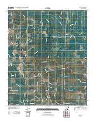 Bunn Arkansas Historical topographic map, 1:24000 scale, 7.5 X 7.5 Minute, Year 2011
