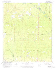 Bunn Arkansas Historical topographic map, 1:24000 scale, 7.5 X 7.5 Minute, Year 1964