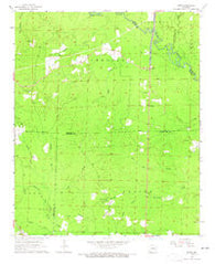 Bunn Arkansas Historical topographic map, 1:24000 scale, 7.5 X 7.5 Minute, Year 1964