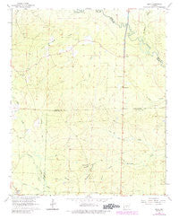 Bunn Arkansas Historical topographic map, 1:24000 scale, 7.5 X 7.5 Minute, Year 1964