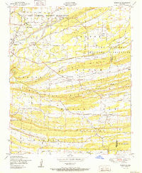 Burnville Arkansas Historical topographic map, 1:24000 scale, 7.5 X 7.5 Minute, Year 1951
