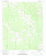 Bussey Arkansas Historical topographic map, 1:24000 scale, 7.5 X 7.5 Minute, Year 1960