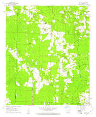 Bussey Arkansas Historical topographic map, 1:24000 scale, 7.5 X 7.5 Minute, Year 1960