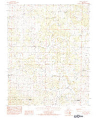 Byron Arkansas Historical topographic map, 1:24000 scale, 7.5 X 7.5 Minute, Year 1984