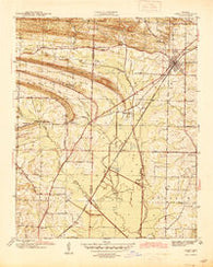 Cabot Arkansas Historical topographic map, 1:31680 scale, 7.5 X 7.5 Minute, Year 1941