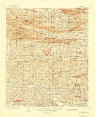 Caddo Gap Arkansas Historical topographic map, 1:125000 scale, 30 X 30 Minute, Year 1906