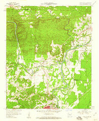 Caddo Valley Arkansas Historical topographic map, 1:24000 scale, 7.5 X 7.5 Minute, Year 1959