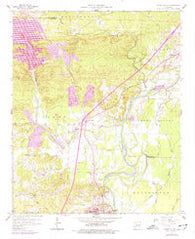 Caddo Valley Arkansas Historical topographic map, 1:24000 scale, 7.5 X 7.5 Minute, Year 1959