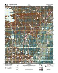 Caddo Valley Arkansas Historical topographic map, 1:24000 scale, 7.5 X 7.5 Minute, Year 2011