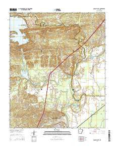 Caddo Valley Arkansas Current topographic map, 1:24000 scale, 7.5 X 7.5 Minute, Year 2014