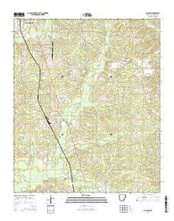 Calhoun Arkansas Current topographic map, 1:24000 scale, 7.5 X 7.5 Minute, Year 2014