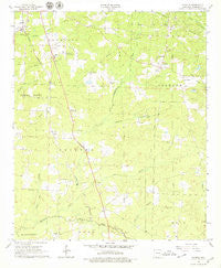 Calhoun Arkansas Historical topographic map, 1:24000 scale, 7.5 X 7.5 Minute, Year 1966