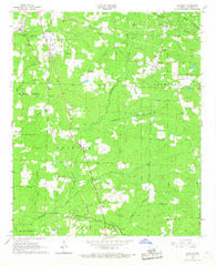 Calhoun Arkansas Historical topographic map, 1:24000 scale, 7.5 X 7.5 Minute, Year 1966