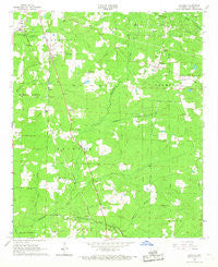 Calhoun Arkansas Historical topographic map, 1:24000 scale, 7.5 X 7.5 Minute, Year 1966