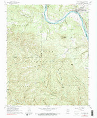 Calico Rock Arkansas Historical topographic map, 1:24000 scale, 7.5 X 7.5 Minute, Year 1964