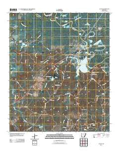Calion Arkansas Historical topographic map, 1:24000 scale, 7.5 X 7.5 Minute, Year 2011