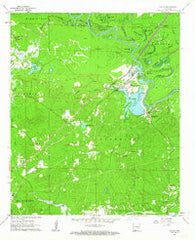Calion Arkansas Historical topographic map, 1:24000 scale, 7.5 X 7.5 Minute, Year 1962