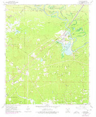 Calion Arkansas Historical topographic map, 1:24000 scale, 7.5 X 7.5 Minute, Year 1962