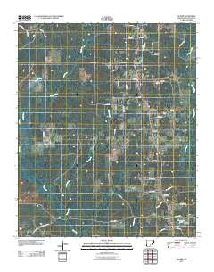 Calmer Arkansas Historical topographic map, 1:24000 scale, 7.5 X 7.5 Minute, Year 2011