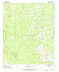 Calmer Arkansas Historical topographic map, 1:24000 scale, 7.5 X 7.5 Minute, Year 1970