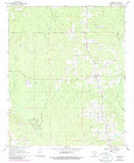 Calmer Arkansas Historical topographic map, 1:24000 scale, 7.5 X 7.5 Minute, Year 1970