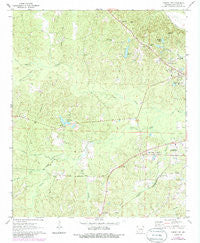 Camden SW Arkansas Historical topographic map, 1:24000 scale, 7.5 X 7.5 Minute, Year 1971