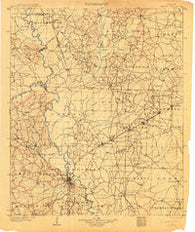 Camden Arkansas Historical topographic map, 1:125000 scale, 30 X 30 Minute, Year 1903