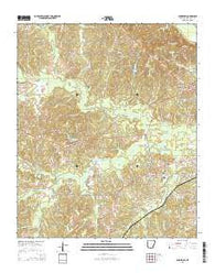 Camden SW Arkansas Current topographic map, 1:24000 scale, 7.5 X 7.5 Minute, Year 2014