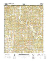 Camp Arkansas Current topographic map, 1:24000 scale, 7.5 X 7.5 Minute, Year 2014