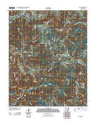 Canaan Arkansas Historical topographic map, 1:24000 scale, 7.5 X 7.5 Minute, Year 2011