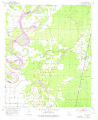 Canfield Arkansas Historical topographic map, 1:24000 scale, 7.5 X 7.5 Minute, Year 1952