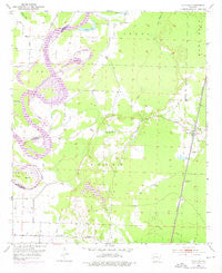 Canfield Arkansas Historical topographic map, 1:24000 scale, 7.5 X 7.5 Minute, Year 1952