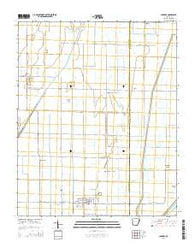 Caraway Arkansas Current topographic map, 1:24000 scale, 7.5 X 7.5 Minute, Year 2014