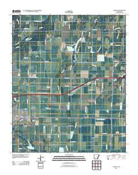 Carlisle Arkansas Historical topographic map, 1:24000 scale, 7.5 X 7.5 Minute, Year 2011