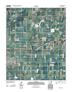Carlisle Arkansas Historical topographic map, 1:24000 scale, 7.5 X 7.5 Minute, Year 2011