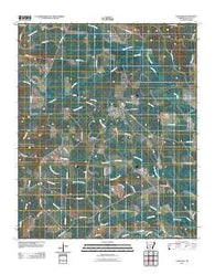 Carthage Arkansas Historical topographic map, 1:24000 scale, 7.5 X 7.5 Minute, Year 2011
