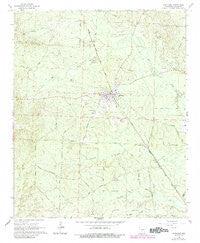 Carthage Arkansas Historical topographic map, 1:24000 scale, 7.5 X 7.5 Minute, Year 1965