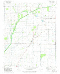 Cash Arkansas Historical topographic map, 1:24000 scale, 7.5 X 7.5 Minute, Year 1980