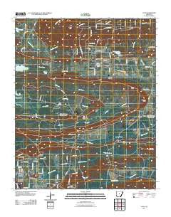 Cato Arkansas Historical topographic map, 1:24000 scale, 7.5 X 7.5 Minute, Year 2011