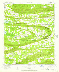 Cato Arkansas Historical topographic map, 1:24000 scale, 7.5 X 7.5 Minute, Year 1953