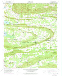 Cato Arkansas Historical topographic map, 1:24000 scale, 7.5 X 7.5 Minute, Year 1953