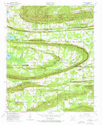 Cato Arkansas Historical topographic map, 1:24000 scale, 7.5 X 7.5 Minute, Year 1953